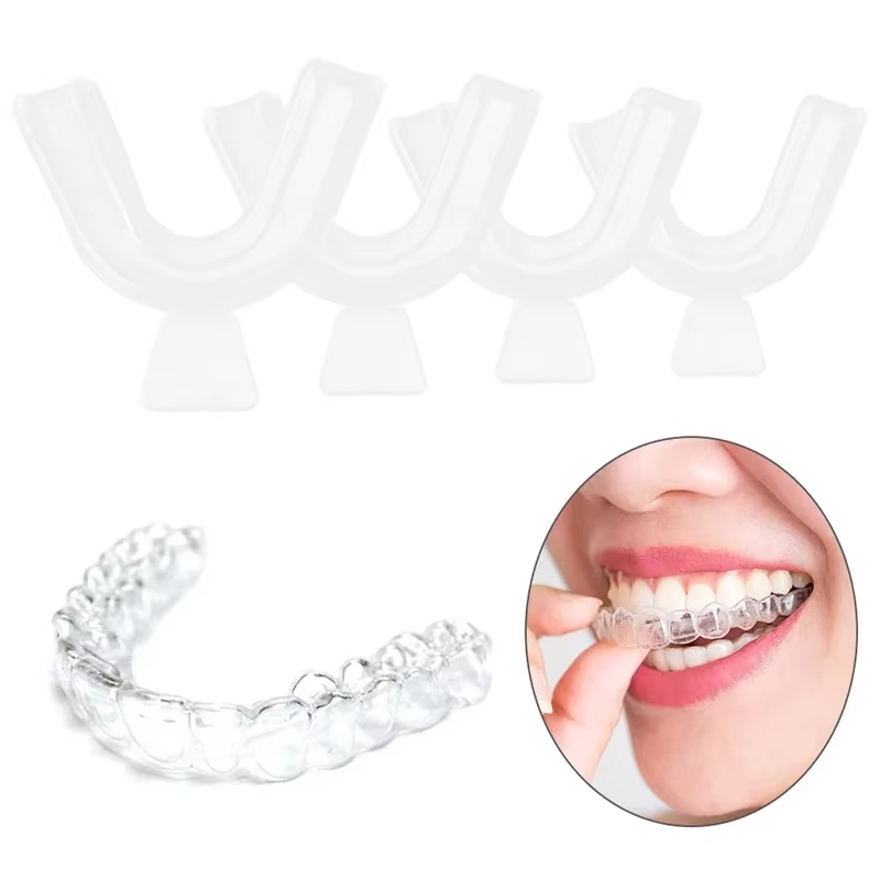 Teeth Whitening With Trays - 1/8pc Mouth Guard EVA Teeth Protector