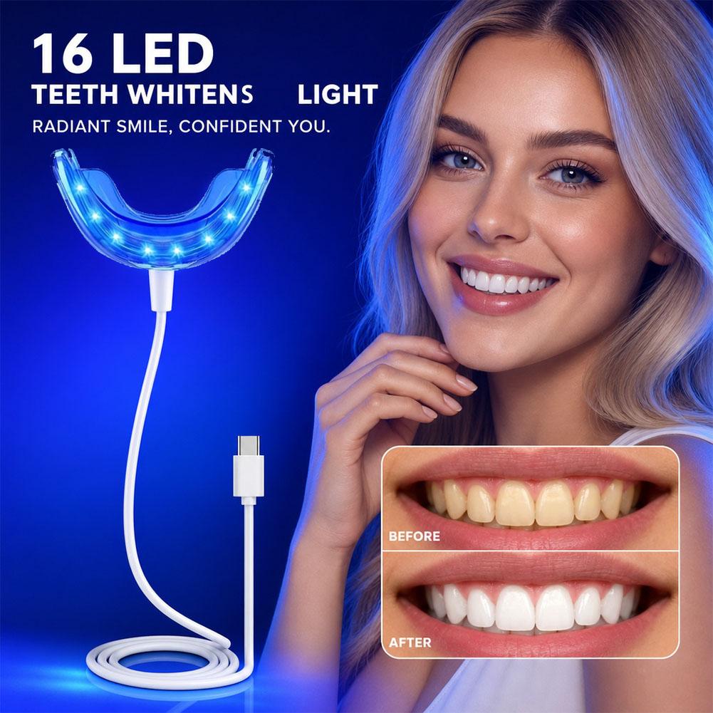 Teeth Whitening With Trays - Teeth Whitening Accelerator Smart LED Blue