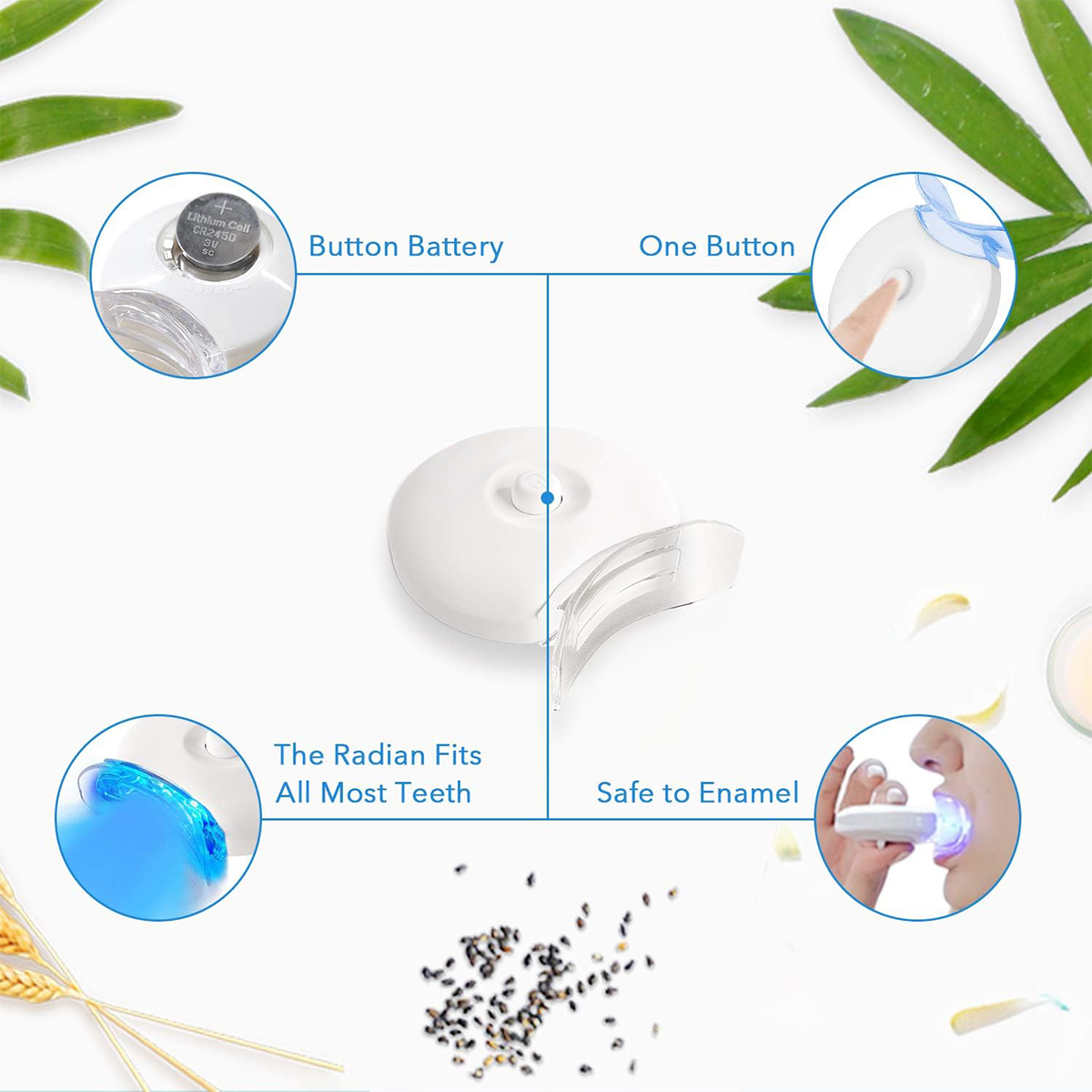 Teeth Whitening Kit - 5X LED L - Teeth Whitening With Trays 评论和价格