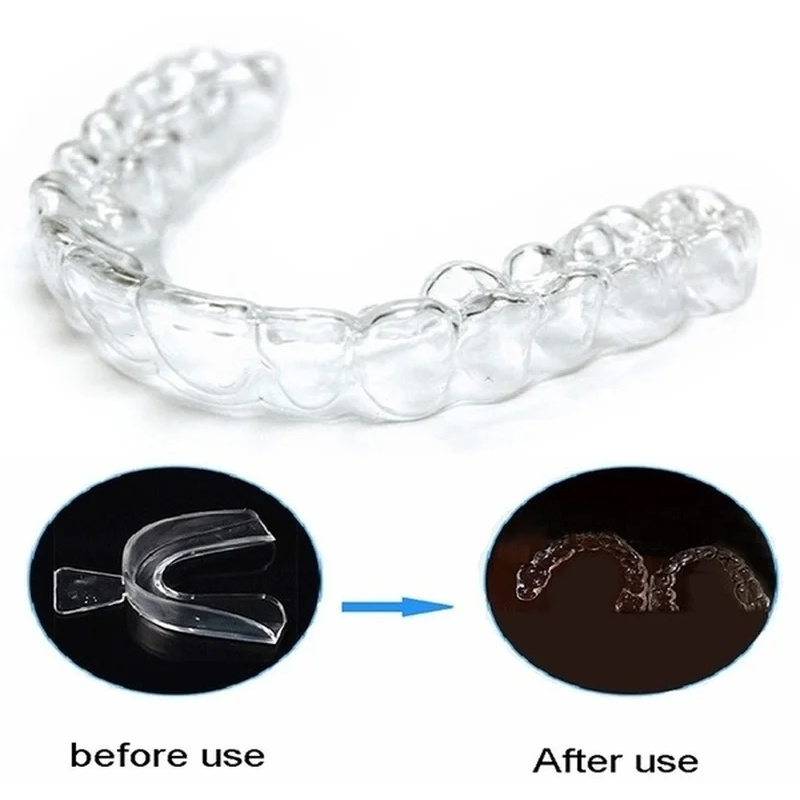 1/8pc Mouth Guard EVA Teeth Pr - Teeth Whitening With Trays 评论和价格