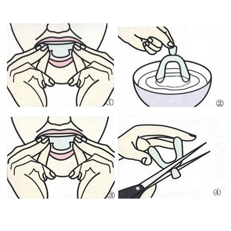 10Pcs/set Silicone Mouth Guard - Teeth Whitening With Trays 评论和价格