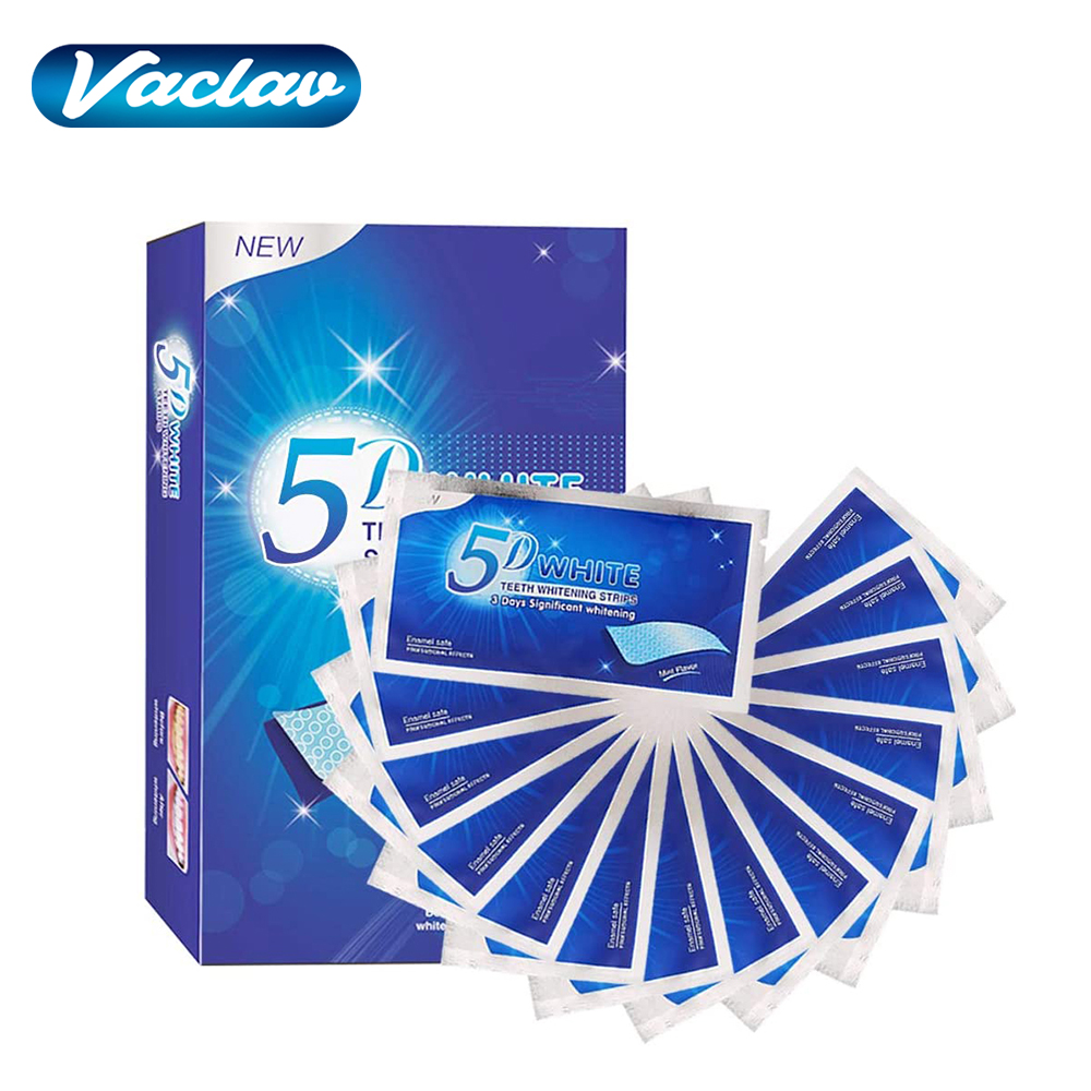 5D White Teeth Whitening Strip - Teeth Whitening Hydrogen Peroxide 评论和价格