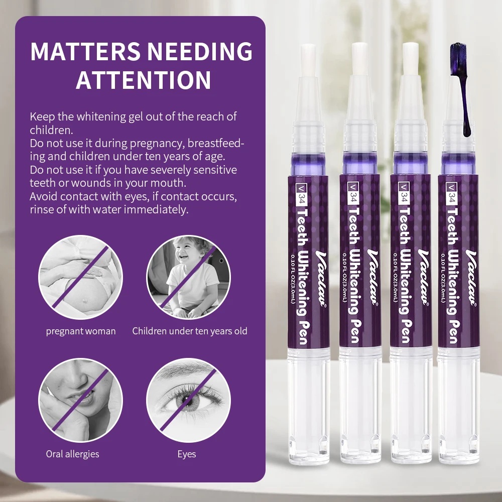 Vaclav V34 Purple teeth whiten - Teeth Whitening Hydrogen Peroxide 评论和价格