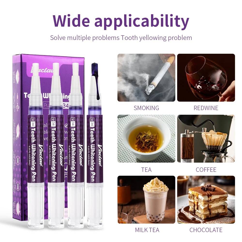 Vaclav V34 Purple teeth whiten - Teeth Whitening Hydrogen Peroxide 评论和价格